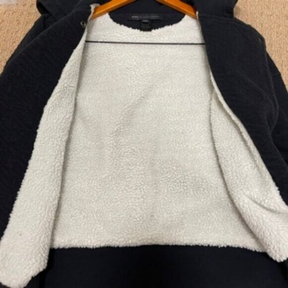 Marc by Marc Jacobs Cleo Quilted Fleece-Lined Jacket Black – S - Picture 12 of 15